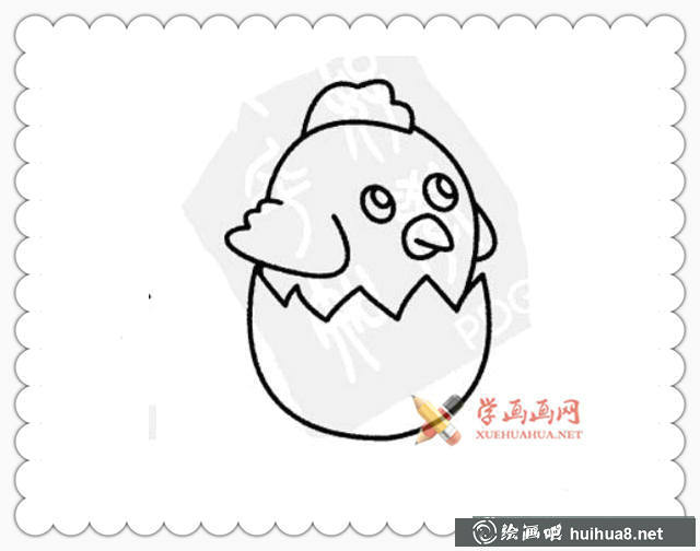 兒童學(xué)畫畫_怎么畫雞簡(jiǎn)筆畫(1)