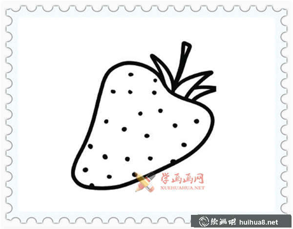 草莓簡筆畫圖片大全(4)
