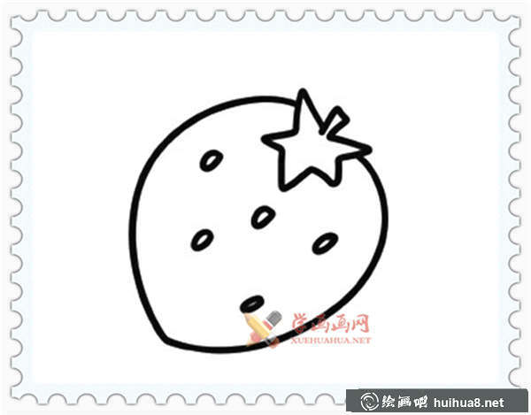 草莓簡筆畫圖片大全(3)