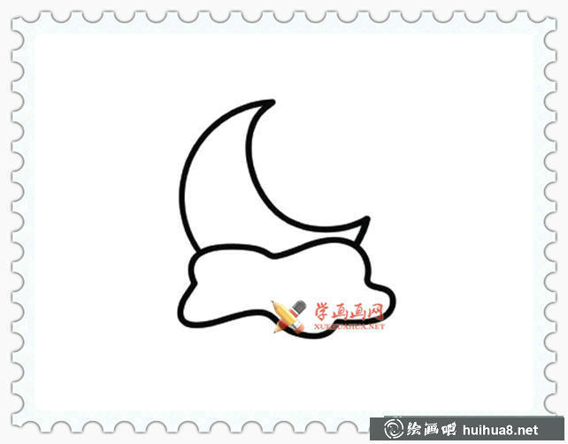 兒童學(xué)畫畫_月亮的畫法大全(4)