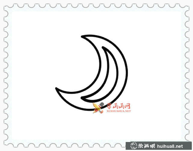 兒童學(xué)畫畫_月亮的畫法大全(9)