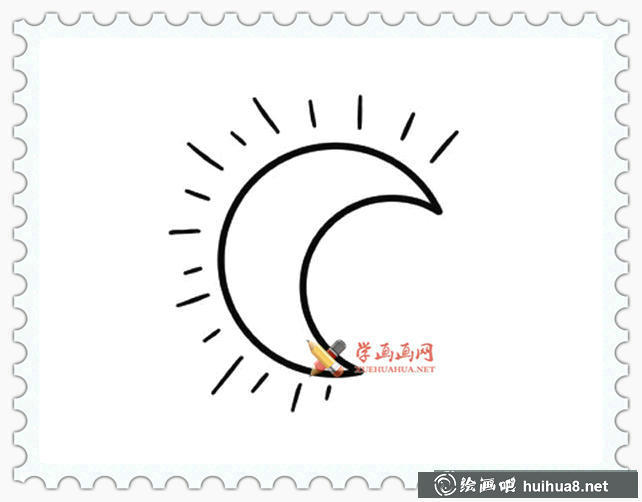 兒童學(xué)畫畫_月亮的畫法大全(6)