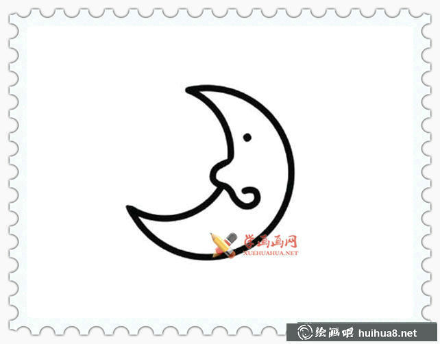 兒童學(xué)畫畫_月亮的畫法大全(12)