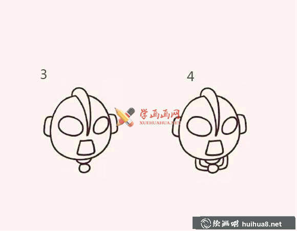 奧特曼簡筆畫法(2)