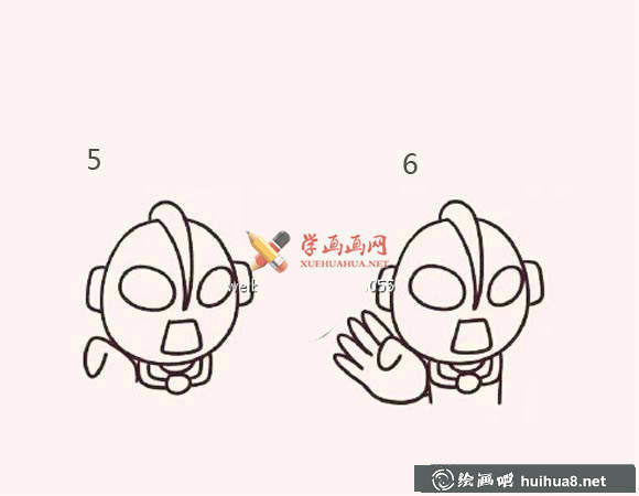 奧特曼簡筆畫法(3)