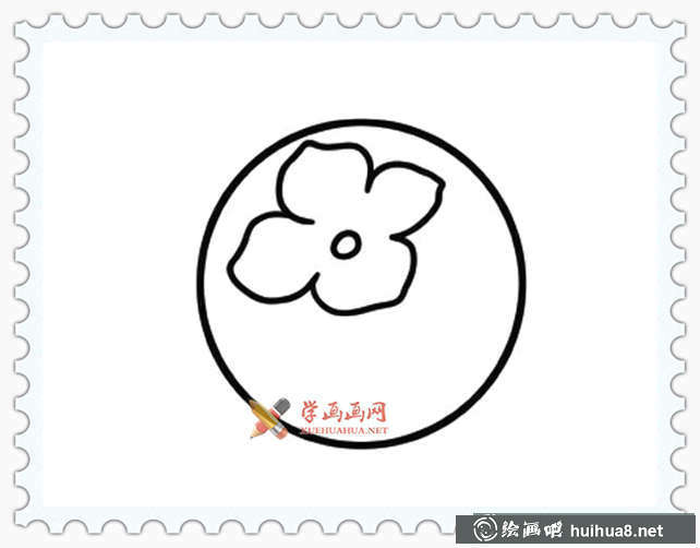 柿子簡筆畫大全(8)