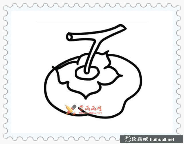 柿子簡筆畫大全(11)