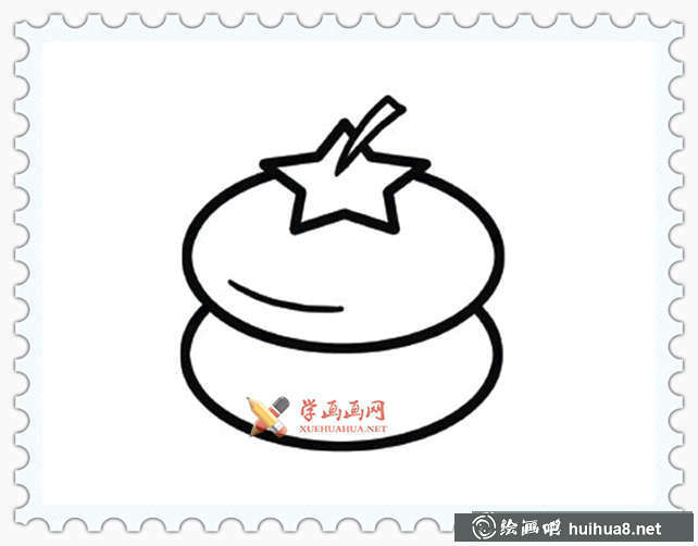 柿子簡筆畫大全(10)
