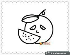 西瓜簡(jiǎn)筆畫(huà)圖片集錦