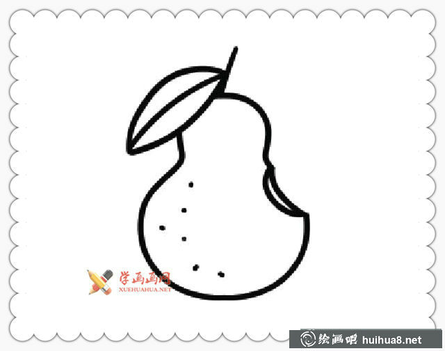 梨的簡筆畫圖片(5)