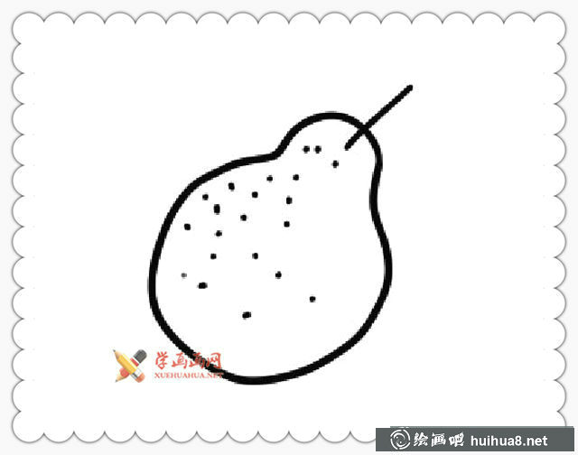 梨的簡筆畫圖片(10)