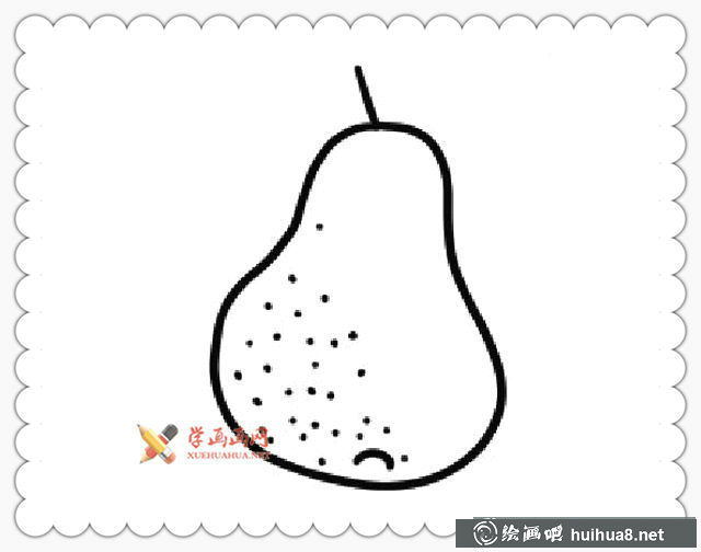 梨的簡筆畫圖片(9)