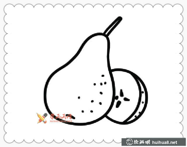 梨的簡筆畫圖片(12)