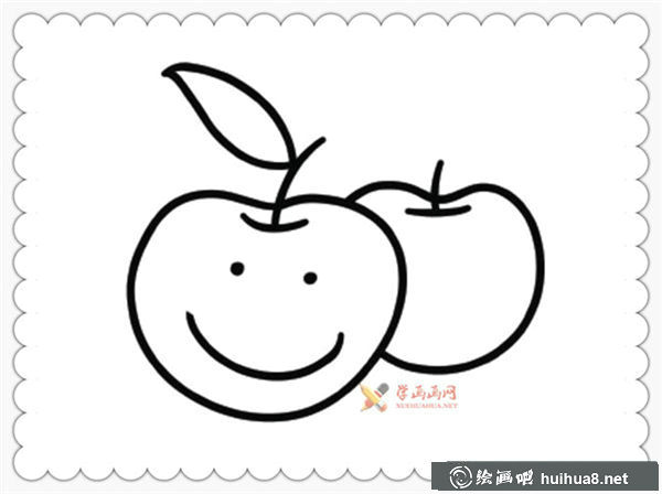 蘋果簡(jiǎn)筆畫圖片大全(5)