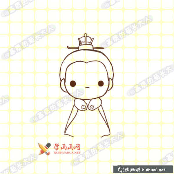 《瑯琊榜》靖王卡通簡(jiǎn)筆畫教程(4)