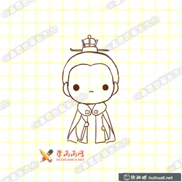 《瑯琊榜》靖王卡通簡(jiǎn)筆畫教程(6)
