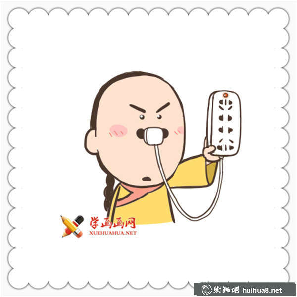 搞笑簡(jiǎn)筆畫(huà)爾康表情包(9)