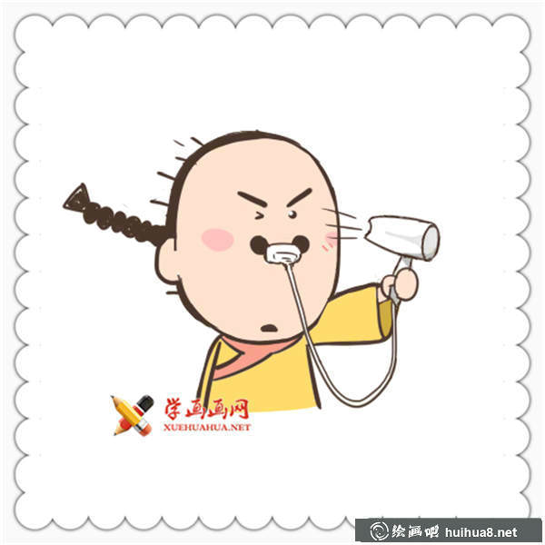 搞笑簡(jiǎn)筆畫(huà)爾康表情包(7)