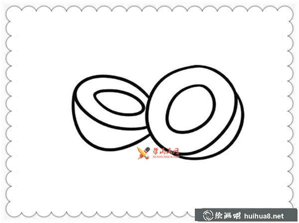 椰子簡筆畫圖片12幅(1)