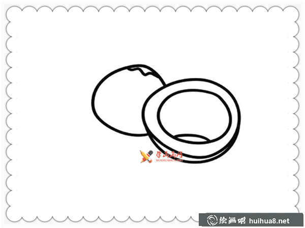 椰子簡筆畫圖片12幅(10)