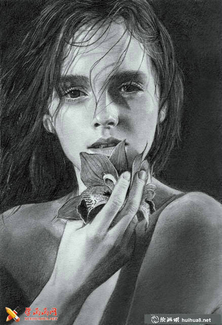 一組國外人物素描欣賞(9)