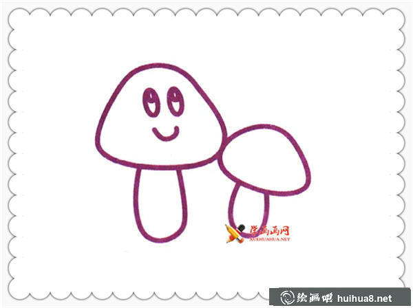 蘑菇簡筆畫圖片大全(3)