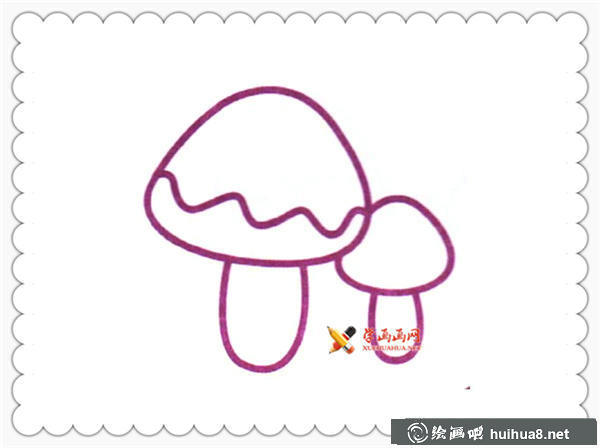 蘑菇簡筆畫圖片大全(2)