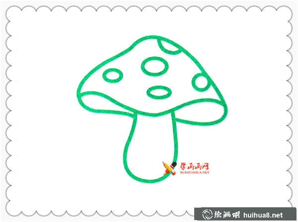 蘑菇簡筆畫圖片大全(7)