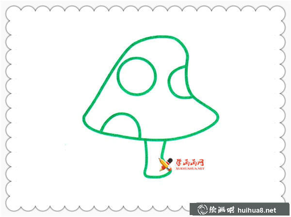 蘑菇簡筆畫圖片大全(9)