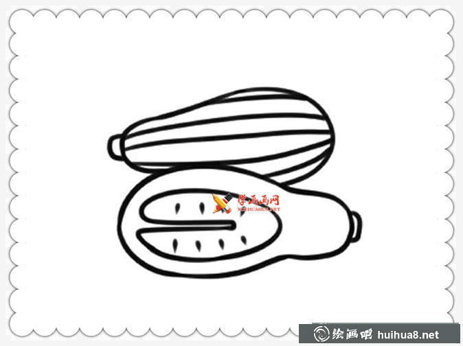 南瓜簡筆畫圖片大全(5)
