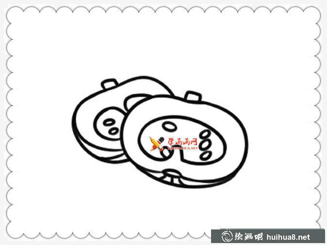 南瓜簡筆畫圖片大全(10)