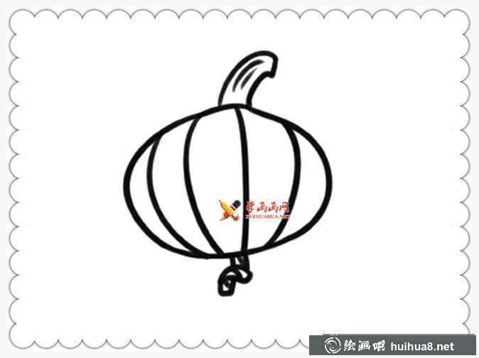 南瓜簡筆畫圖片大全(11)