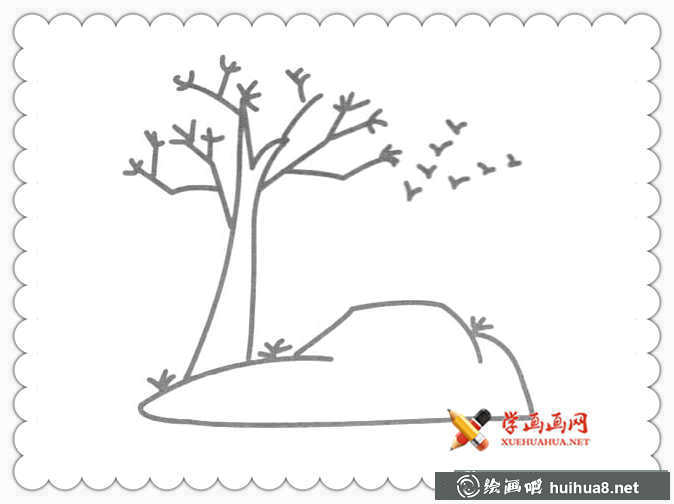 17幅簡(jiǎn)單漂亮的風(fēng)景簡(jiǎn)筆畫圖片(5)