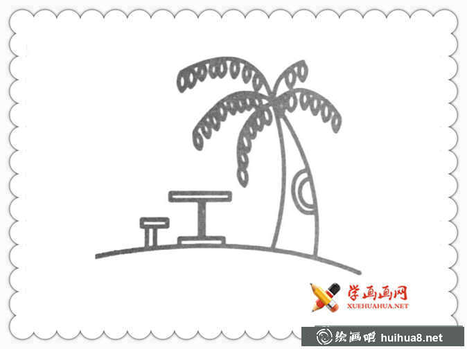 17幅簡(jiǎn)單漂亮的風(fēng)景簡(jiǎn)筆畫圖片(8)