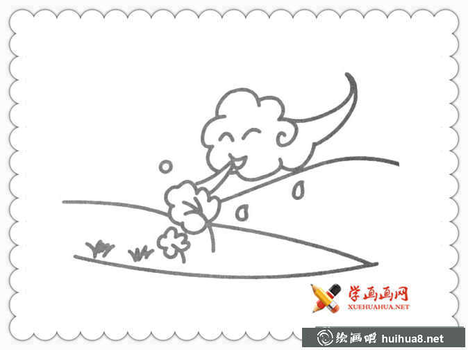 17幅簡(jiǎn)單漂亮的風(fēng)景簡(jiǎn)筆畫圖片(13)