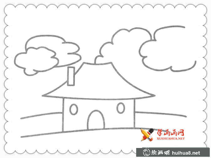 17幅簡(jiǎn)單漂亮的風(fēng)景簡(jiǎn)筆畫圖片(15)