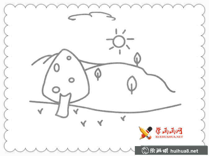 17幅簡(jiǎn)單漂亮的風(fēng)景簡(jiǎn)筆畫圖片(17)