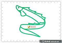 帶魚(yú)簡(jiǎn)筆畫(huà)教程分享