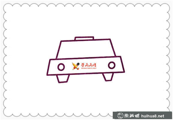 出租車簡筆畫圖片3幅(2)