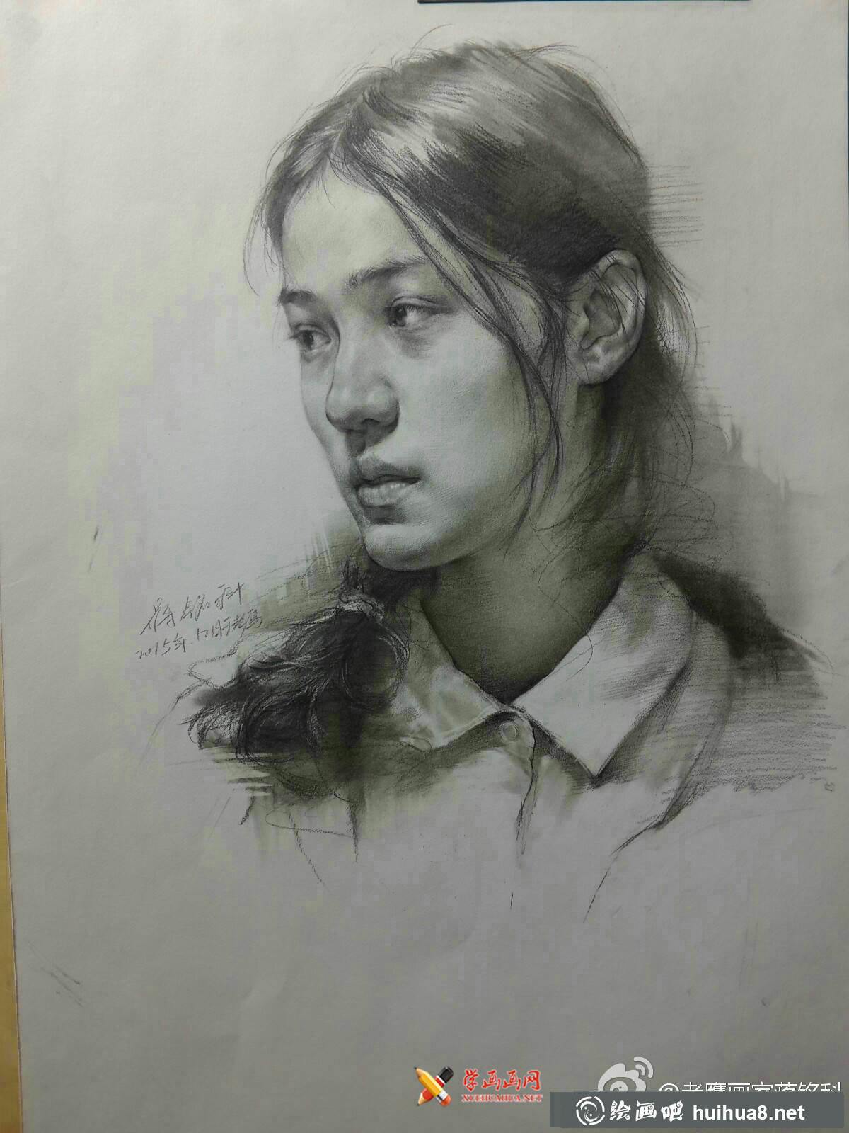 老鷹畫室素描頭像作品欣賞(2)