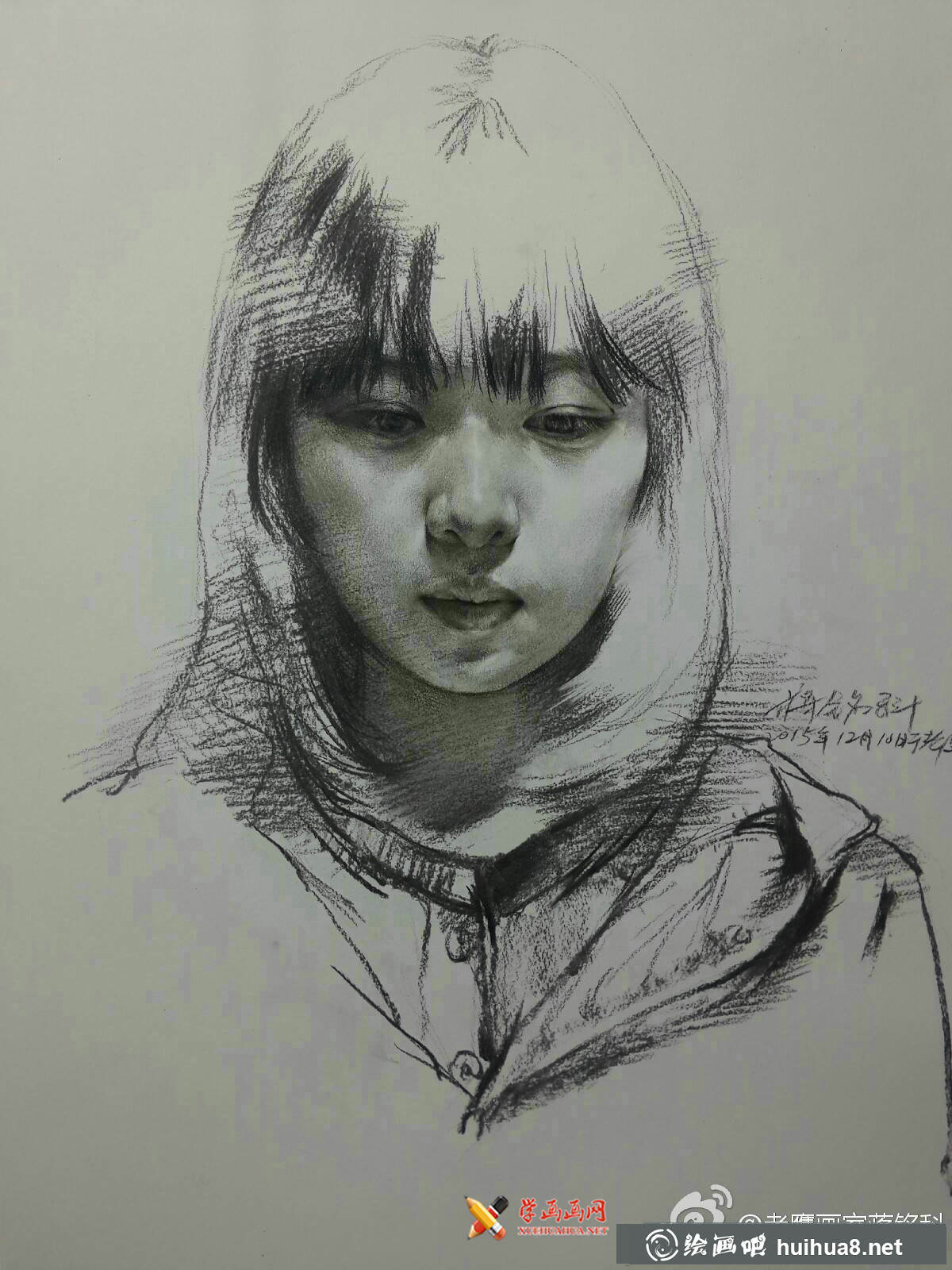 老鷹畫室素描頭像作品欣賞(5)