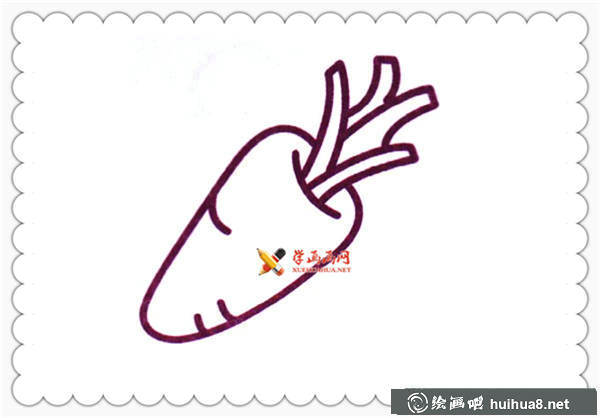 胡蘿卜簡筆畫圖片大全(1)