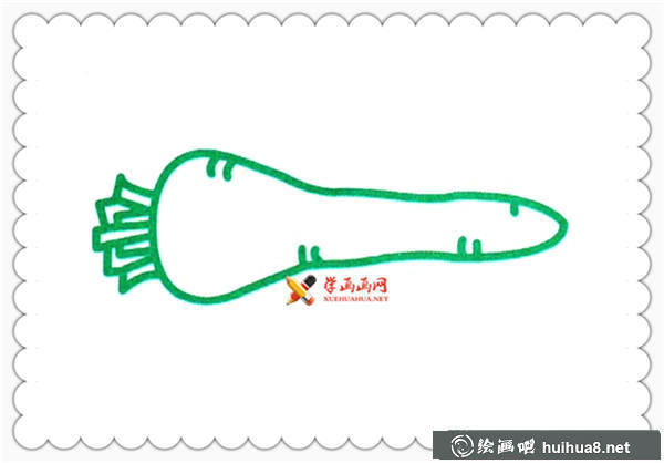 胡蘿卜簡筆畫圖片大全(5)