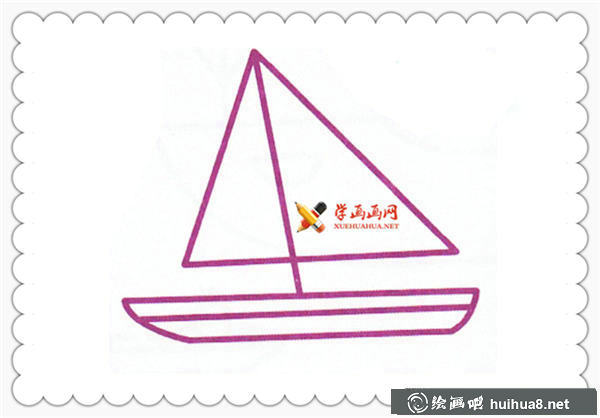 帆船簡(jiǎn)筆畫圖片(2)
