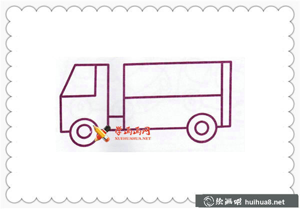 卡車簡筆畫圖片大全(2)