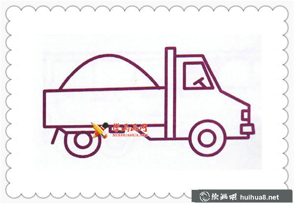 卡車簡筆畫圖片大全(3)