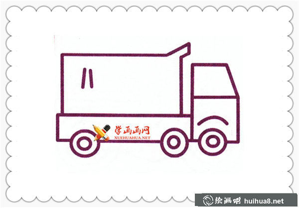卡車簡筆畫圖片大全(6)
