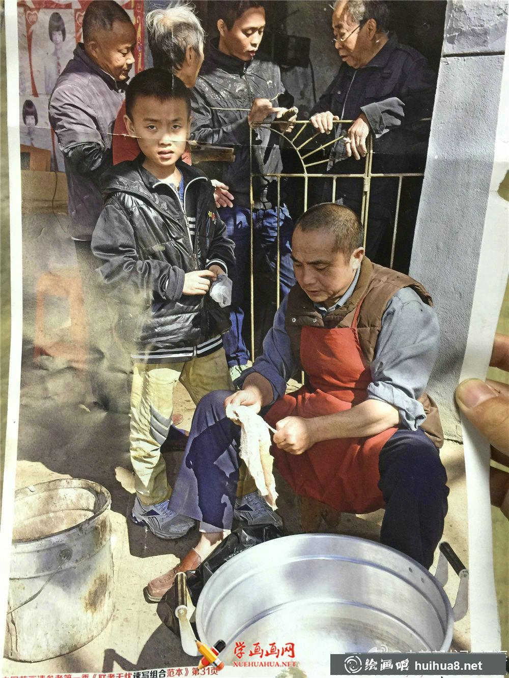 中央美院郭龍飛人物速寫(xiě)步驟圖(1)