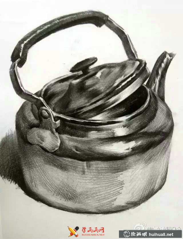 9幅不銹鋼物體單體素描范畫(5)