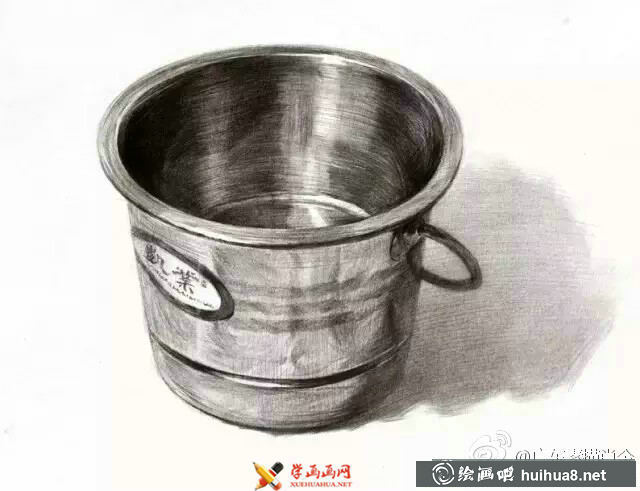9幅不銹鋼物體單體素描范畫(4)